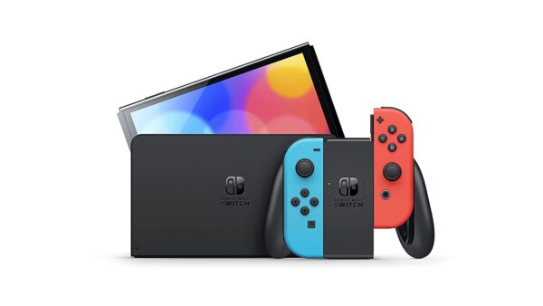 Nintendo Switch – OLED Model w/ Neon Red & Neon Blue Joy-Con [US Order] - Image 6