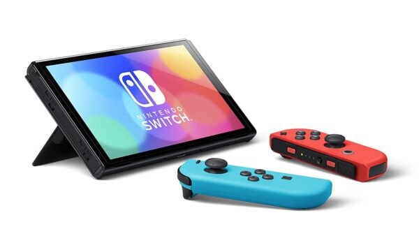 Nintendo Switch – OLED Model w/ Neon Red & Neon Blue Joy-Con [US Order] - Image 4