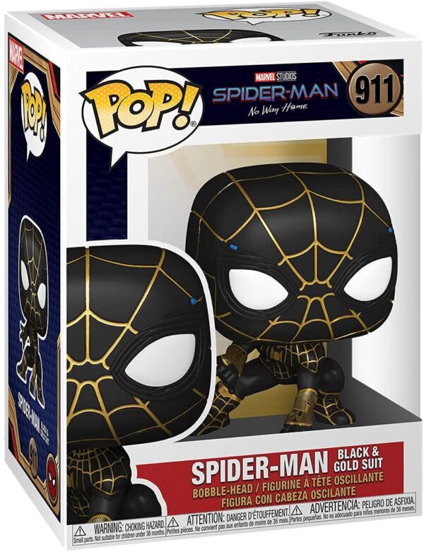 Funko Pop! Marvel: Spider-Man: No Way Home - Spider-Man in Black and Gold Suit - Image 2