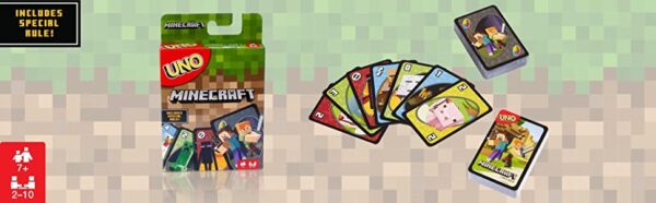 Mattel Games UNO Minecraft Card Game - Image 5