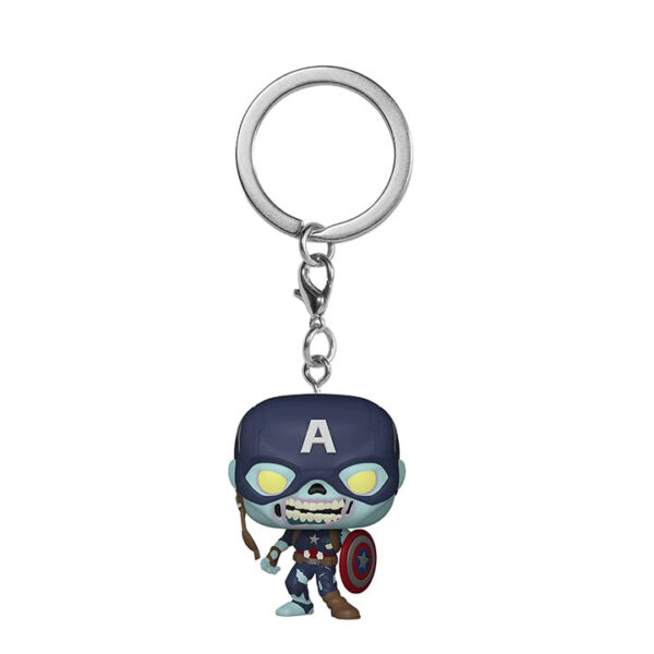 Funko Pop! Keychain: What If? - Zombie Captain America