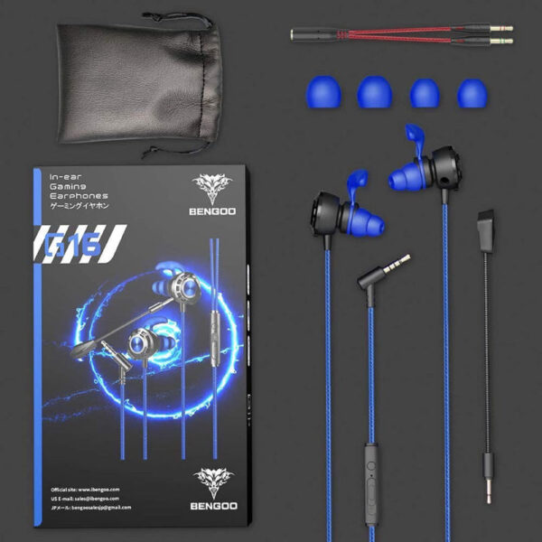 BENGOO G16 Gaming Headset in-Ear with Dual microphone - Image 4