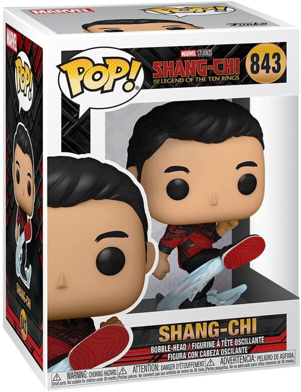 Funko POP Marvel: Shang Chi and The Legend of The Ten Rings - Shang Chi (Kicking) - Image 2