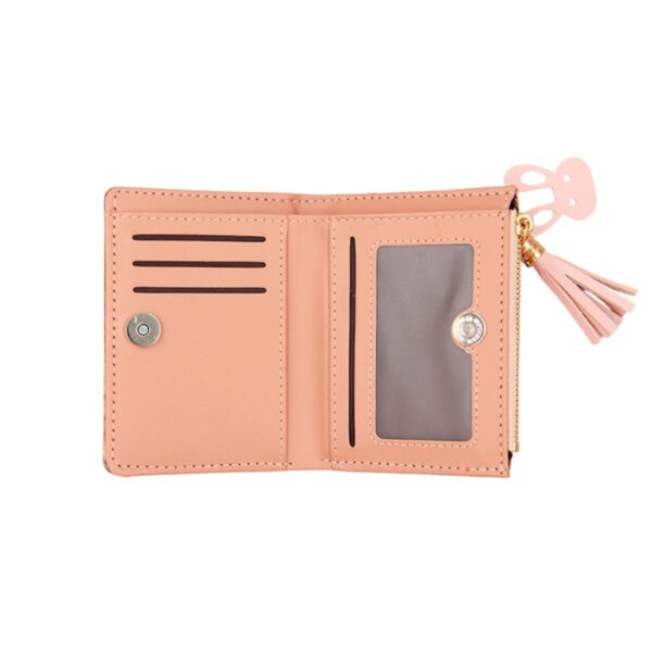 Kawaii Bunny Bifold Wallet (Pink) - Image 3