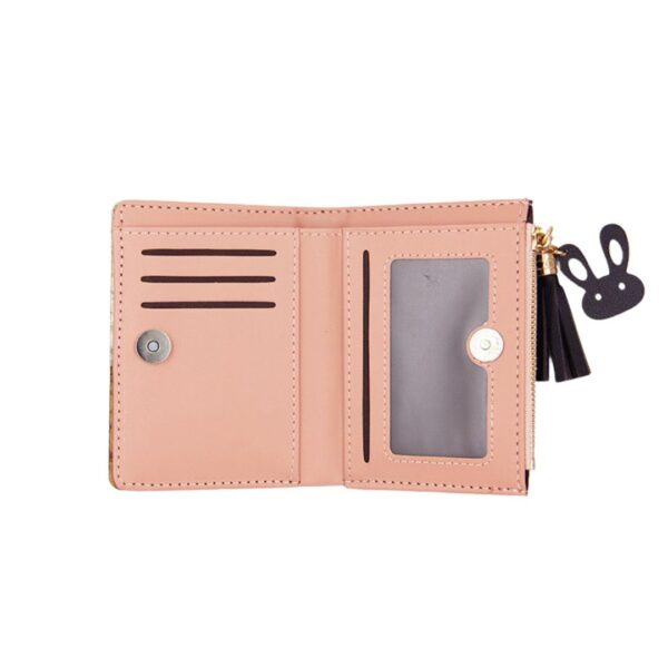 Kawaii Bunny Bifold Wallet (Black) - Image 3