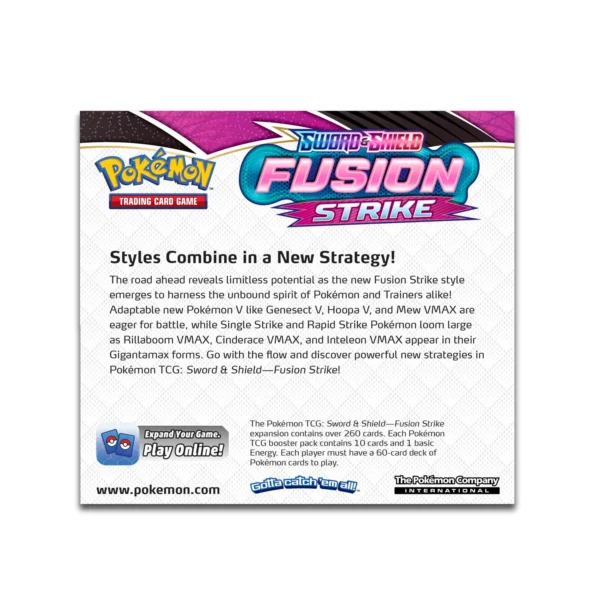 Pokémon TCG: Sword & Shield-Fusion Strike Sleeved Booster Pack (10 Cards) - Image 4